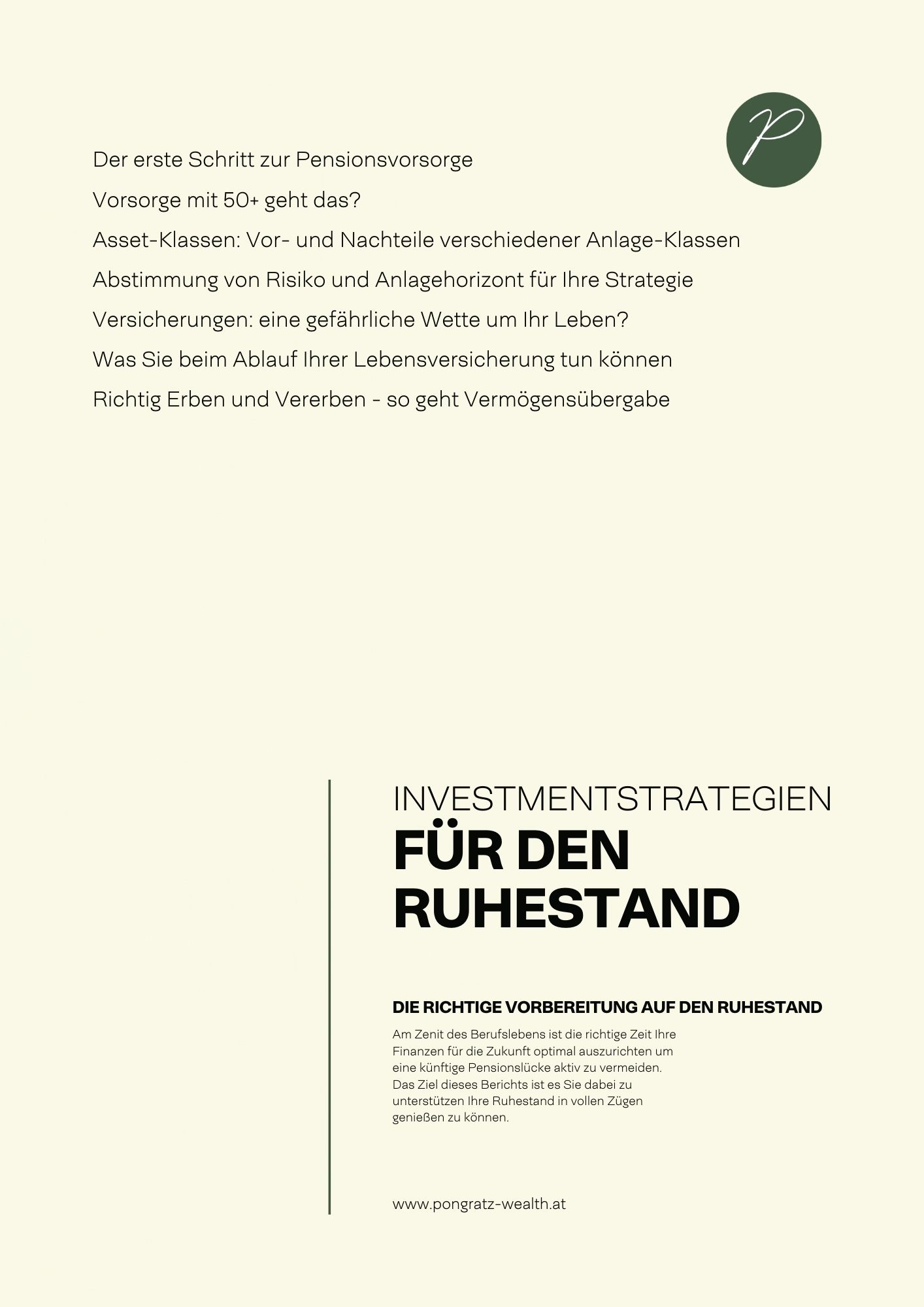 Branding, Lead-Magnet und Sales-Funnel für Vermögensberatung